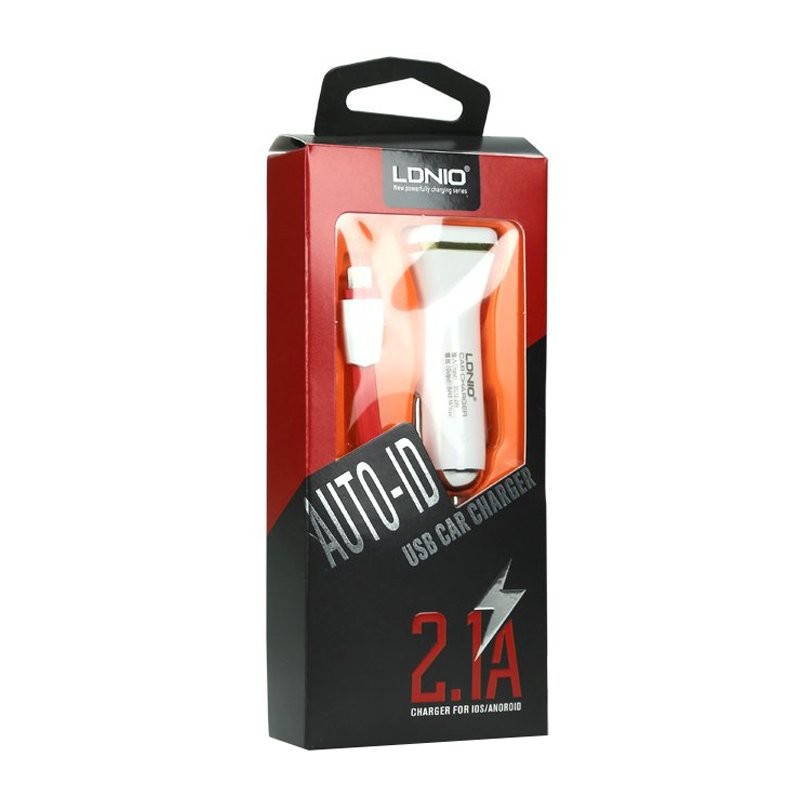 Ldnio Auto punjač DL-219 iPhone, Bijeli