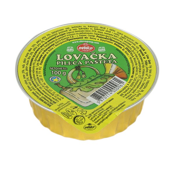 OVAKO Lovačka pašteta, 100g