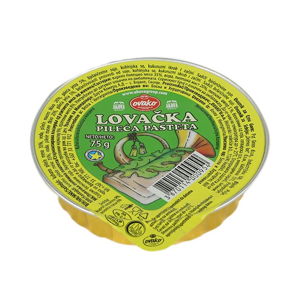 OVAKO Lovačka pašteta, 75g