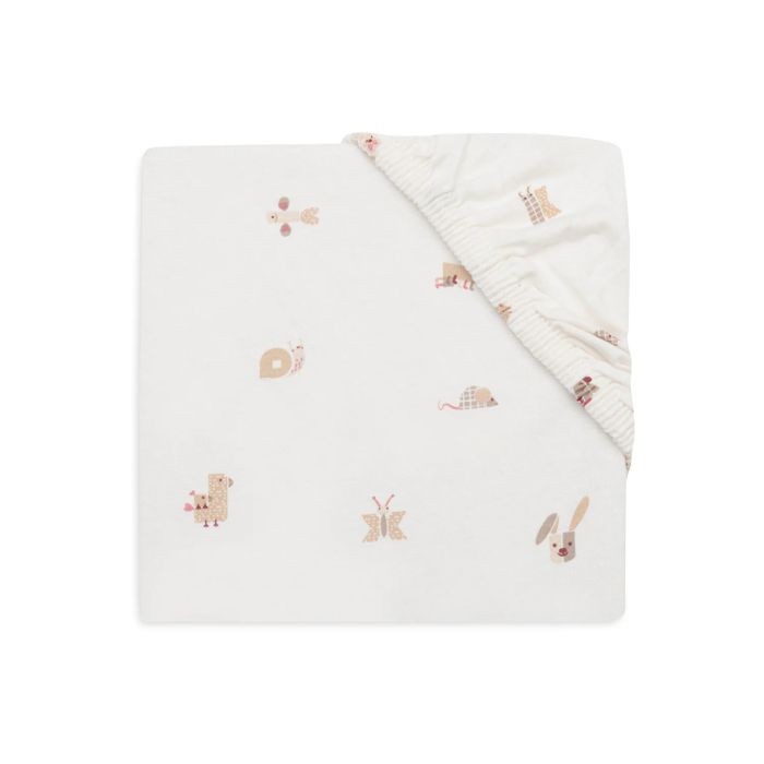 Jollein Navlaka za madrac Animal Friends, Bijela
