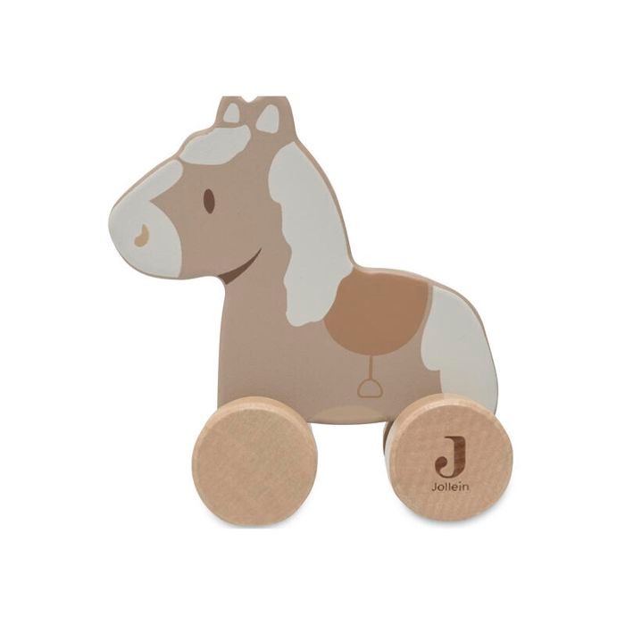 Jollein Drvena igračka Konjić, Braon
