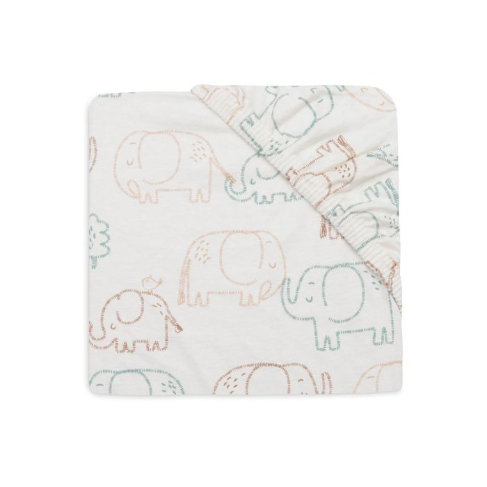 Jollein Navlaka za madrac Elephant Tales, Bijela