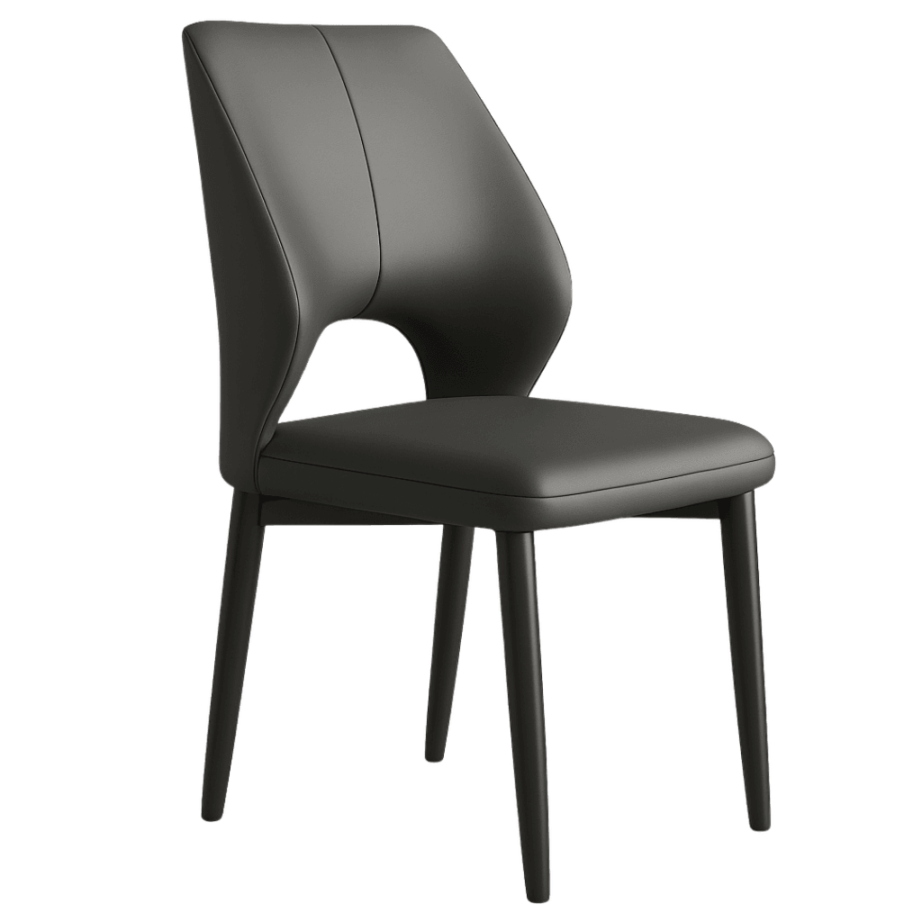 Giga Trpezarijska stolica Eryon Y05, Crna