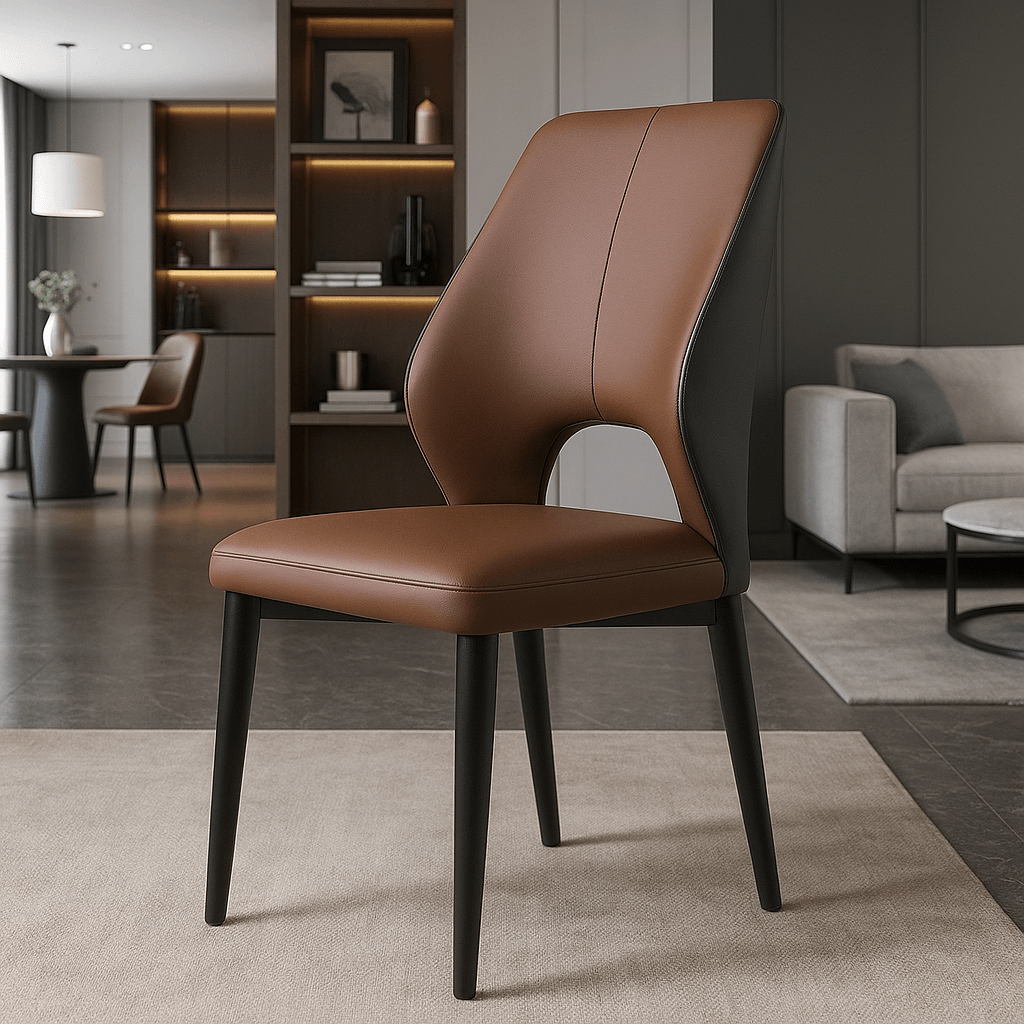 Giga Trpezarijska stolica Eryon Y05, Smeđa