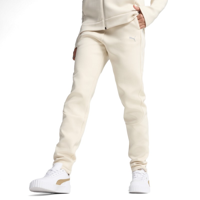 PUMA Ženske trenerke EUROSTRIPE, Donji dio, Bež