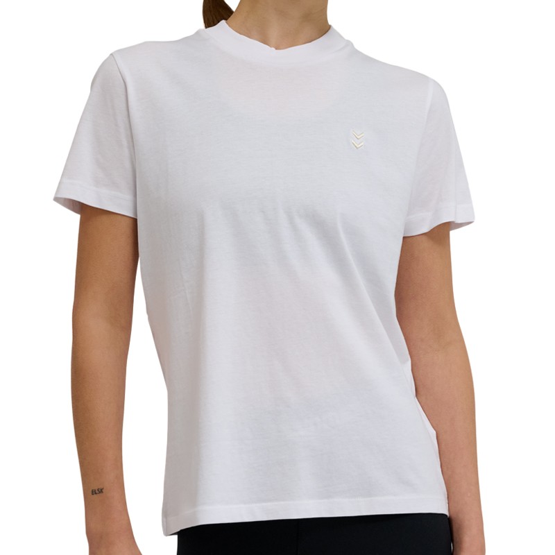 Hummel Ženska majica HMLPULSE CO REGULAR W, Bela