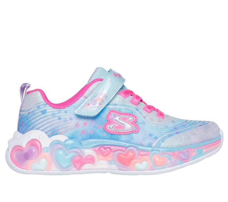 Skechers Tenisice Eternal Heart Lights za djevojčice, šarene