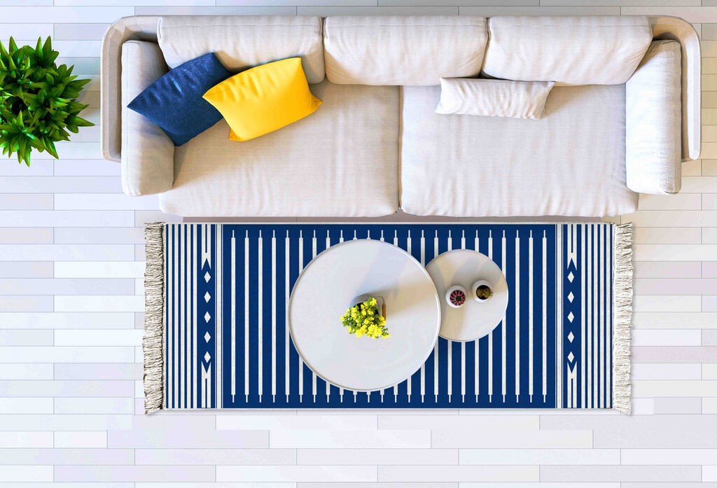 Conceptum Hypnose tepih Klm0135, 200x80 cm, Crno-bijeli