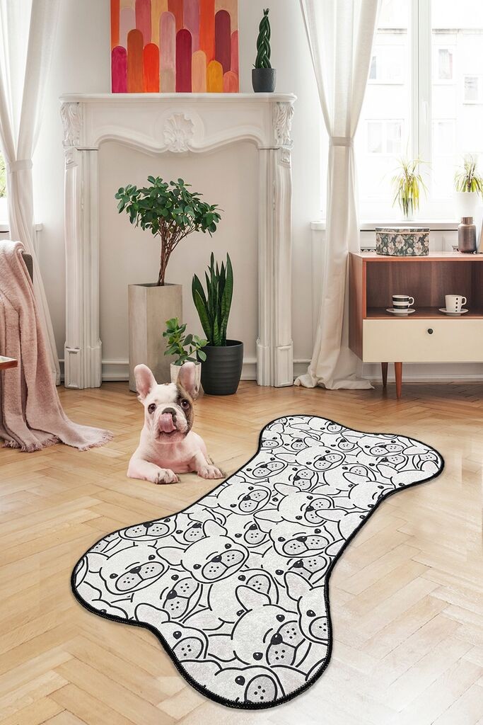 Conceptum Hypnose Tepih Liomo, 70x120 cm, Crno-Bijeli