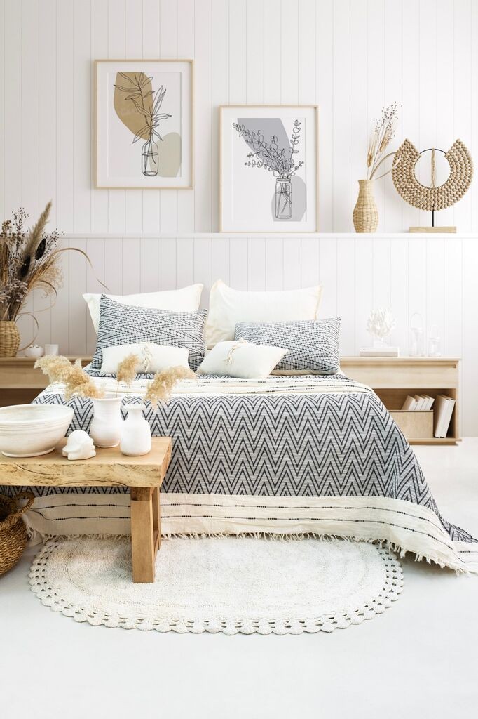 L'essentiel Maison set posteljine Milena, 240x260, Antracit