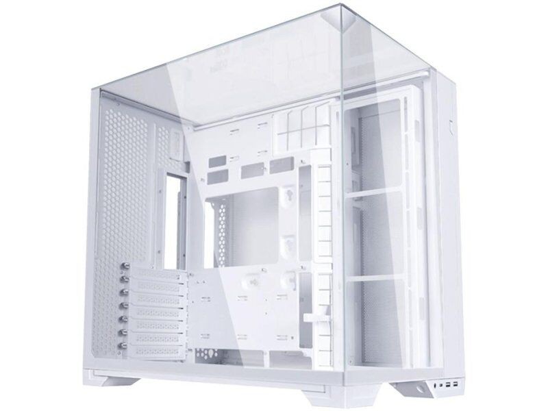 Lian Li kućište O11 Vision Compact, O11VPW, E-ATX, bijelo