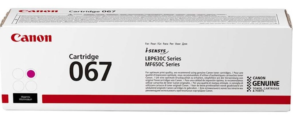Canon Toner CRG067 za MF650C i LBP630C, 1250 strana, Magenta