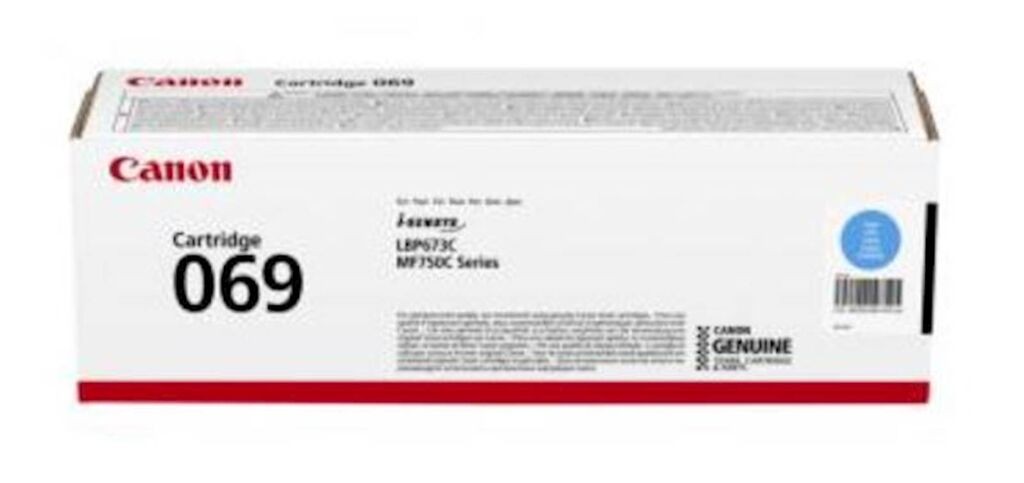 Canon Toner CRG069C, Za LBP673, MF752, MF754, Za 1900 strana, Cijan