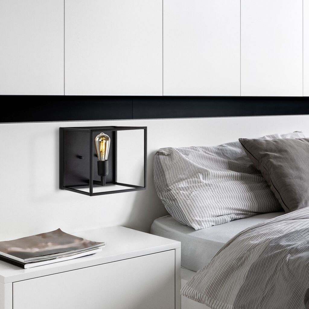 Opviq Zidna lampa Kafes-13750, Crna