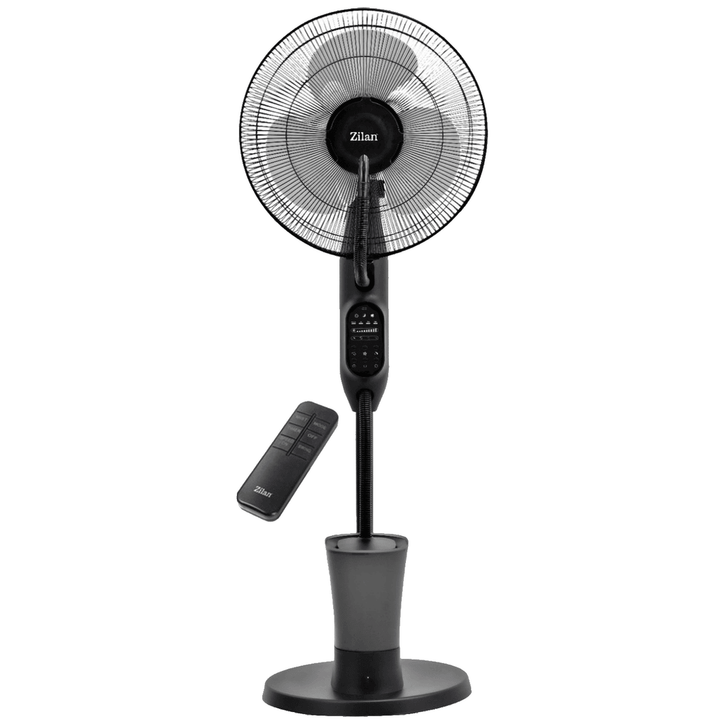 Zilan Ventilator sa raspršivačem vode i daljinskim upravljačem ZLN0977, 75 W, Crni