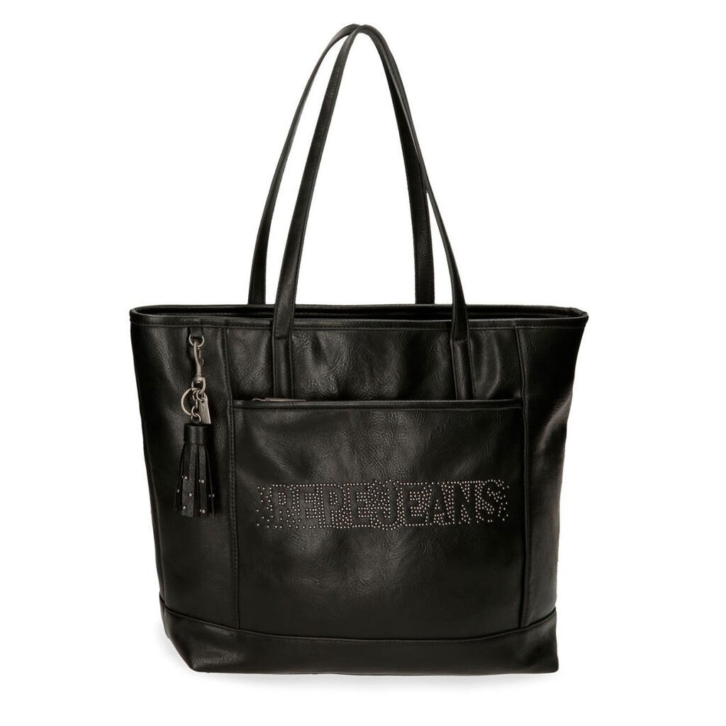 Pepe Jeans Ženska torba na rame Bera 7237541, 34 cm, Crna