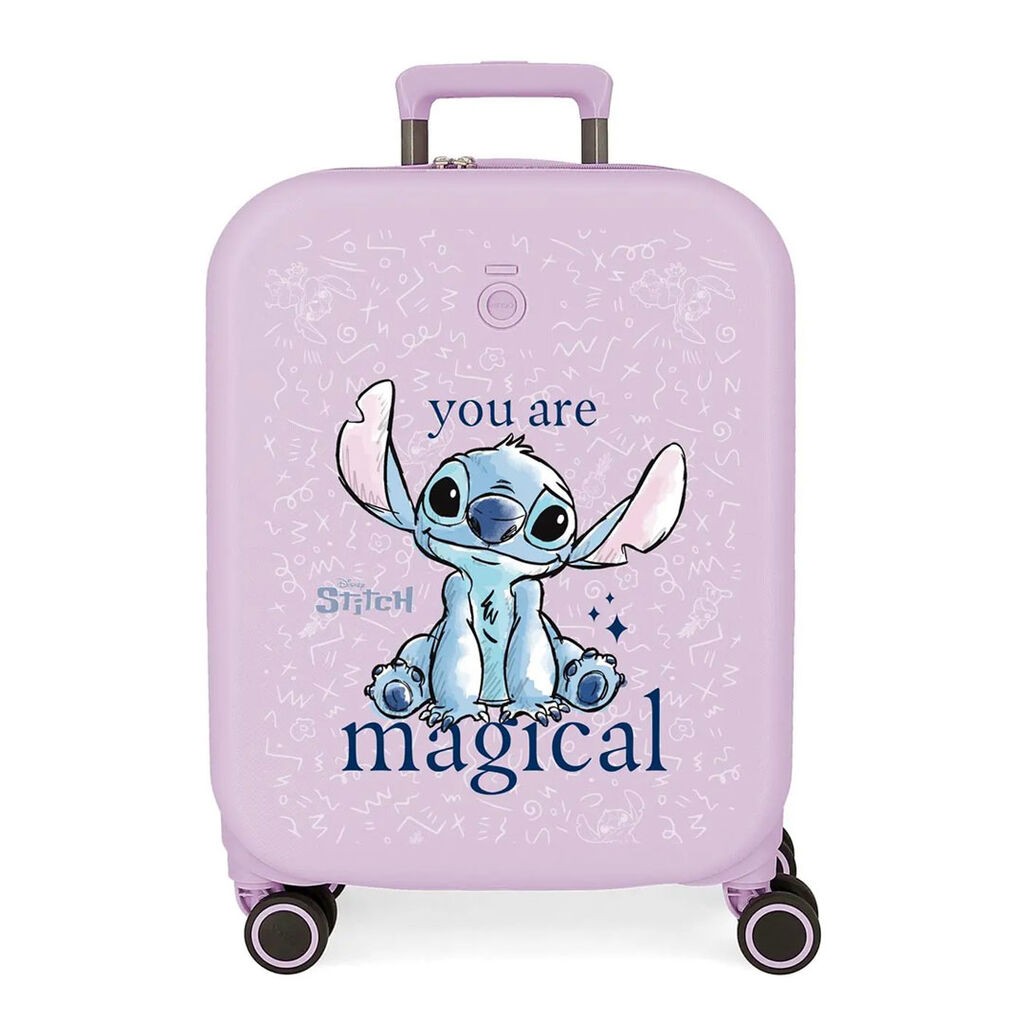Stitch Kofer ABS You are magical 3859123, 55 cm, Ljubičasti