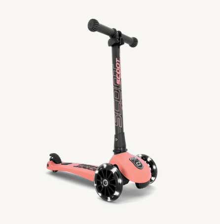 Scoot And Ride Highwaykick 3 LED Peach
