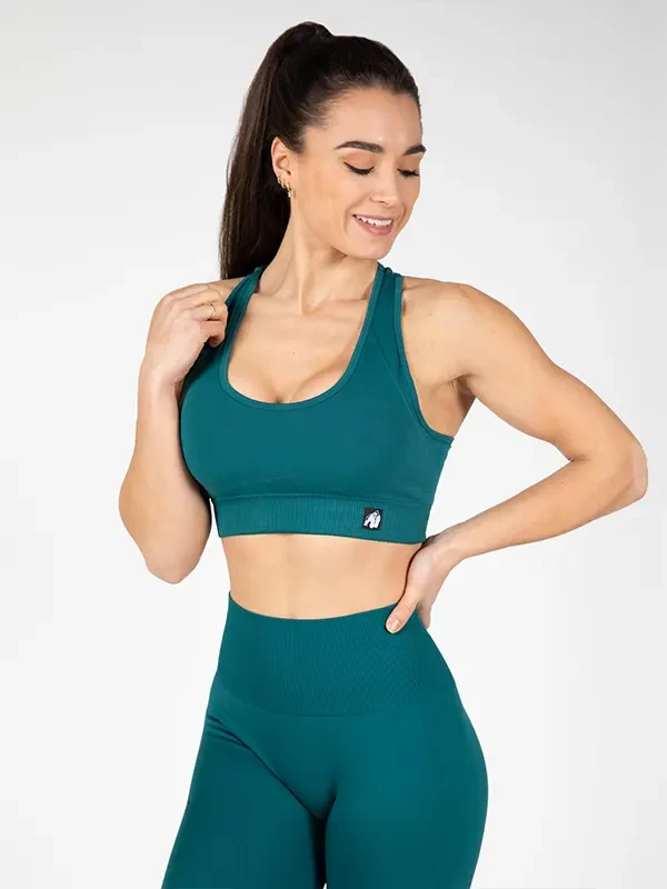 Gorilla Wear Ženski sportski top Yava, Zeleni