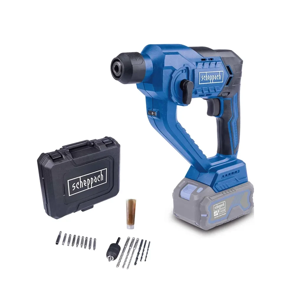 Scheppach Aku udarna čekić bušilica SDS PLUS IXES C‑RHD130‑X Solo, Plavi
