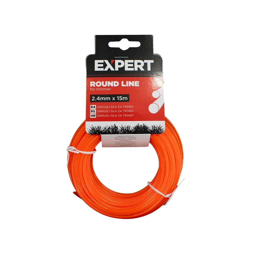 Expert Silk za trimer okrugla nit, 2.4 mm x 15 m, Narandžasta