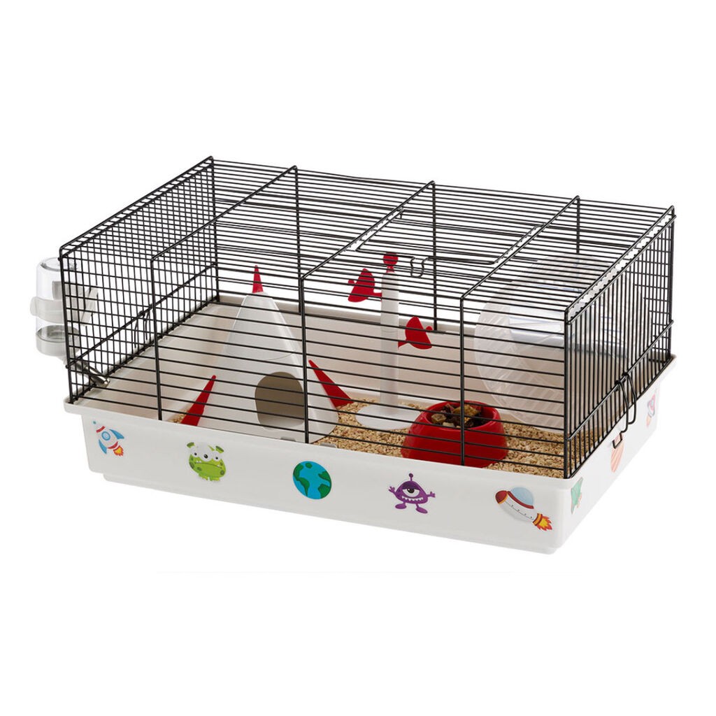 Ferplast Kavez za hrčka Criceti 9 Space, 46x29.5x23 cm, Bijeli