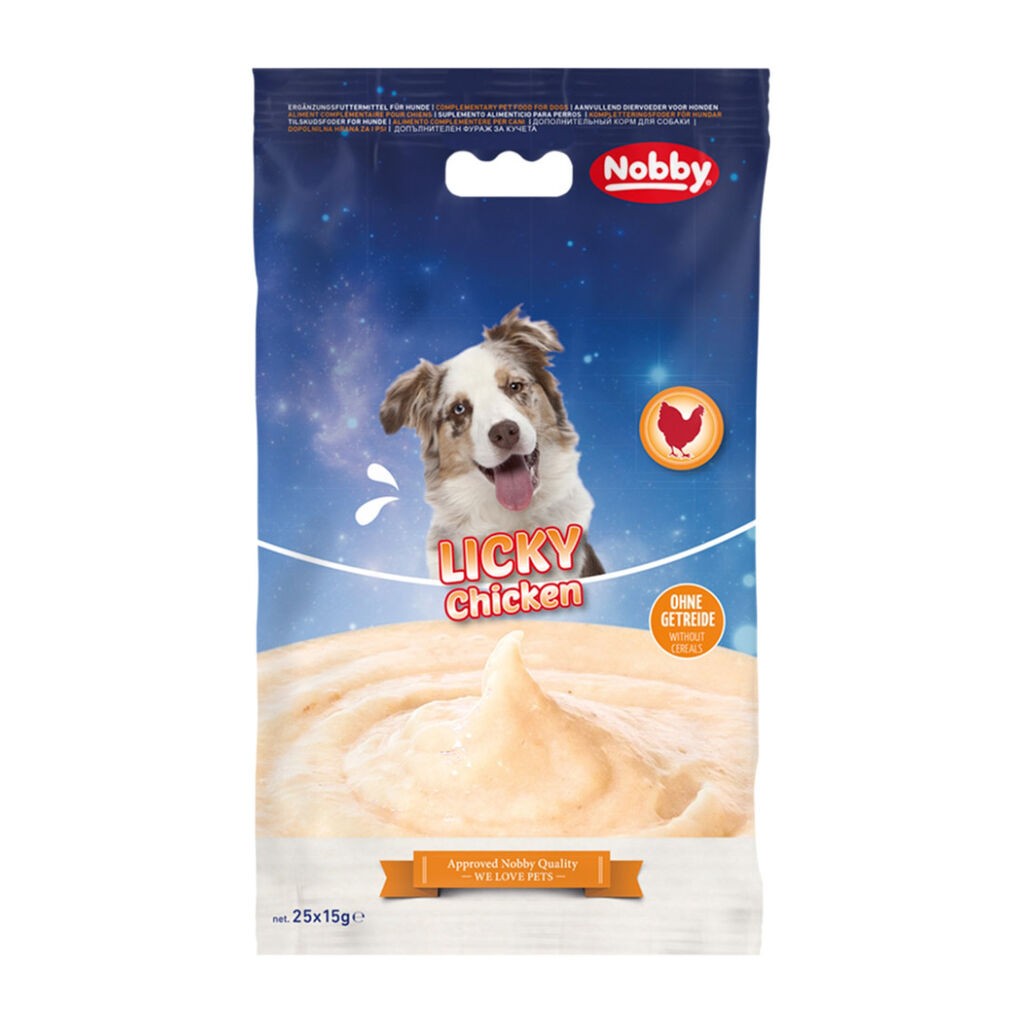 Nobby Poslastica za pse Starsnack Licky Dog Chicken, 5x15 gr