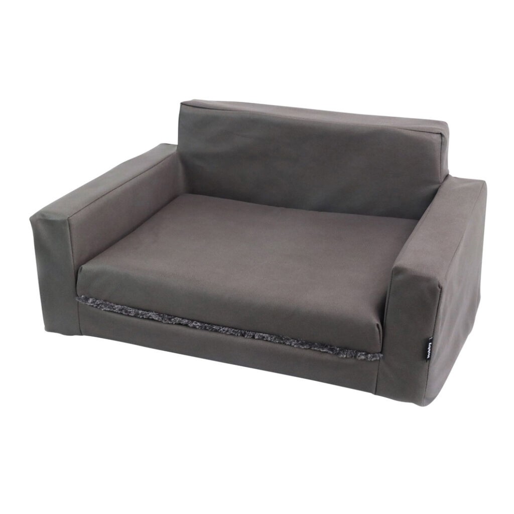 Nobby Krevet za pse Enock, 54x38x18/26 cm, Tamnosivi