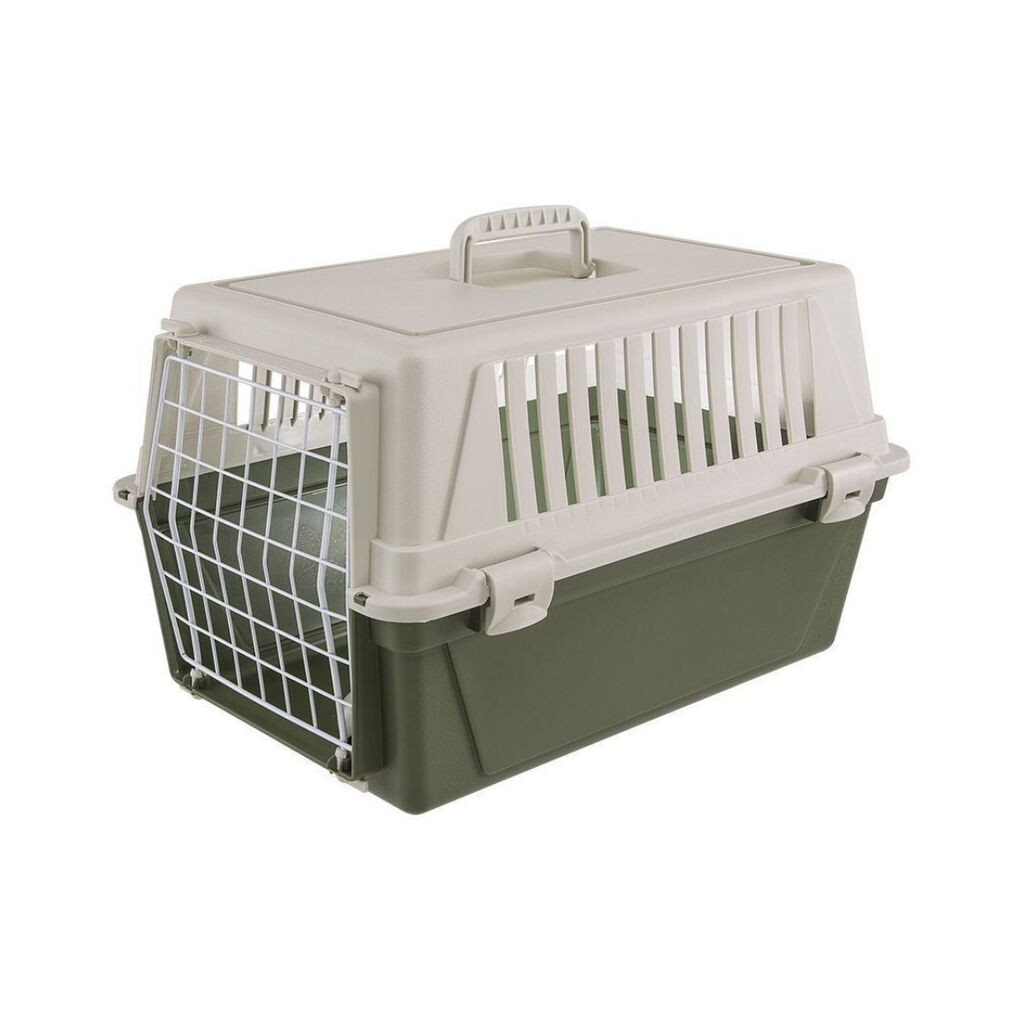 Ferplast Transporter za pse i mačke Atlas 10 EL, 32.5 x 48 x 29 cm, Bijelo-sivi