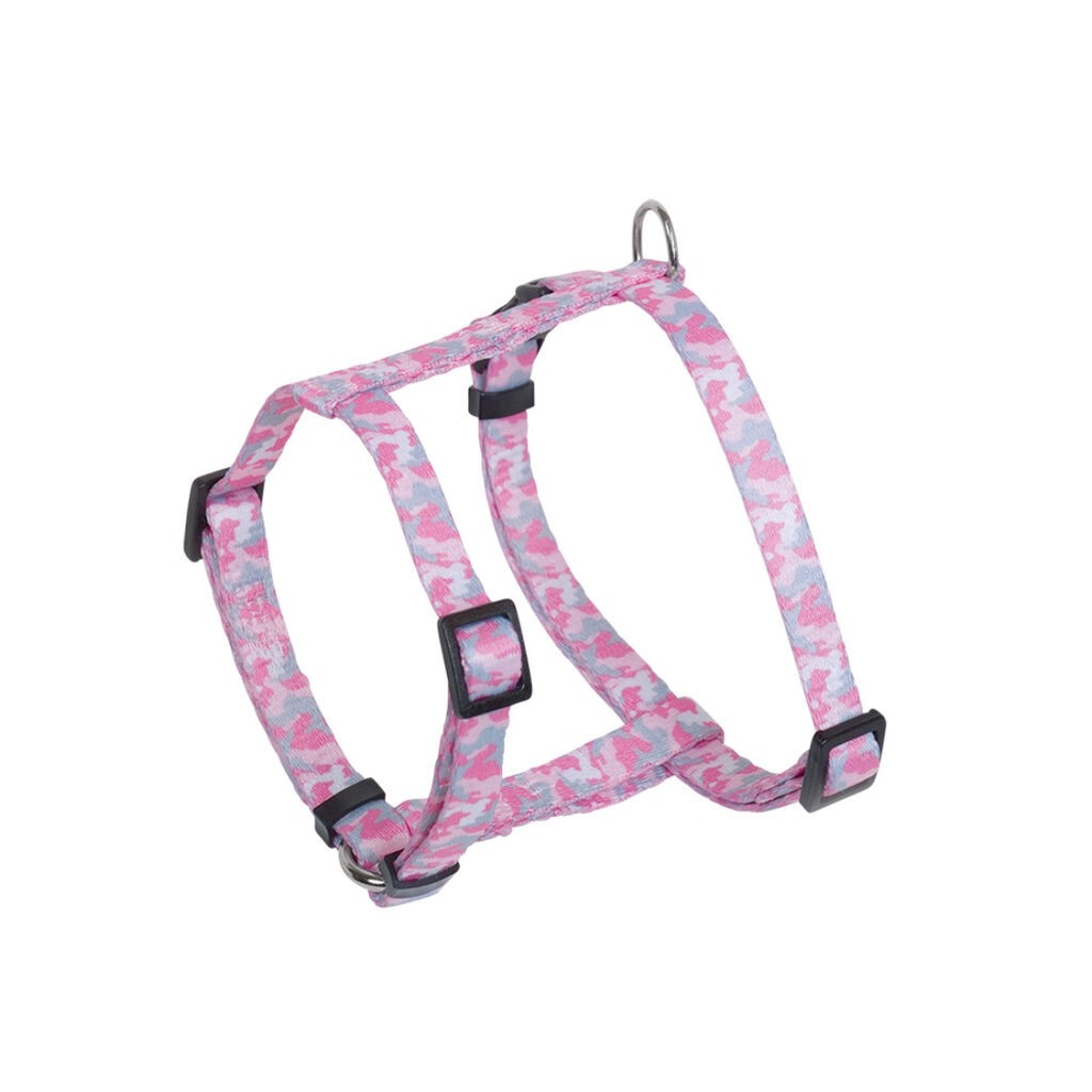Nobby Prsnik za pse Lilly 20-35 cm 10 mm pink rastegljiv
