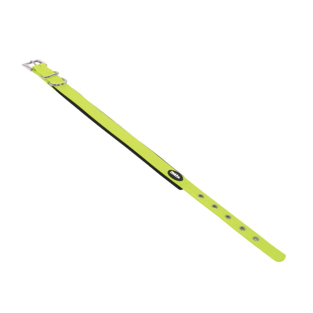 Nobby Ogrlica za pse Ralph S-M 35-45 cm 20 mm neon/žuta