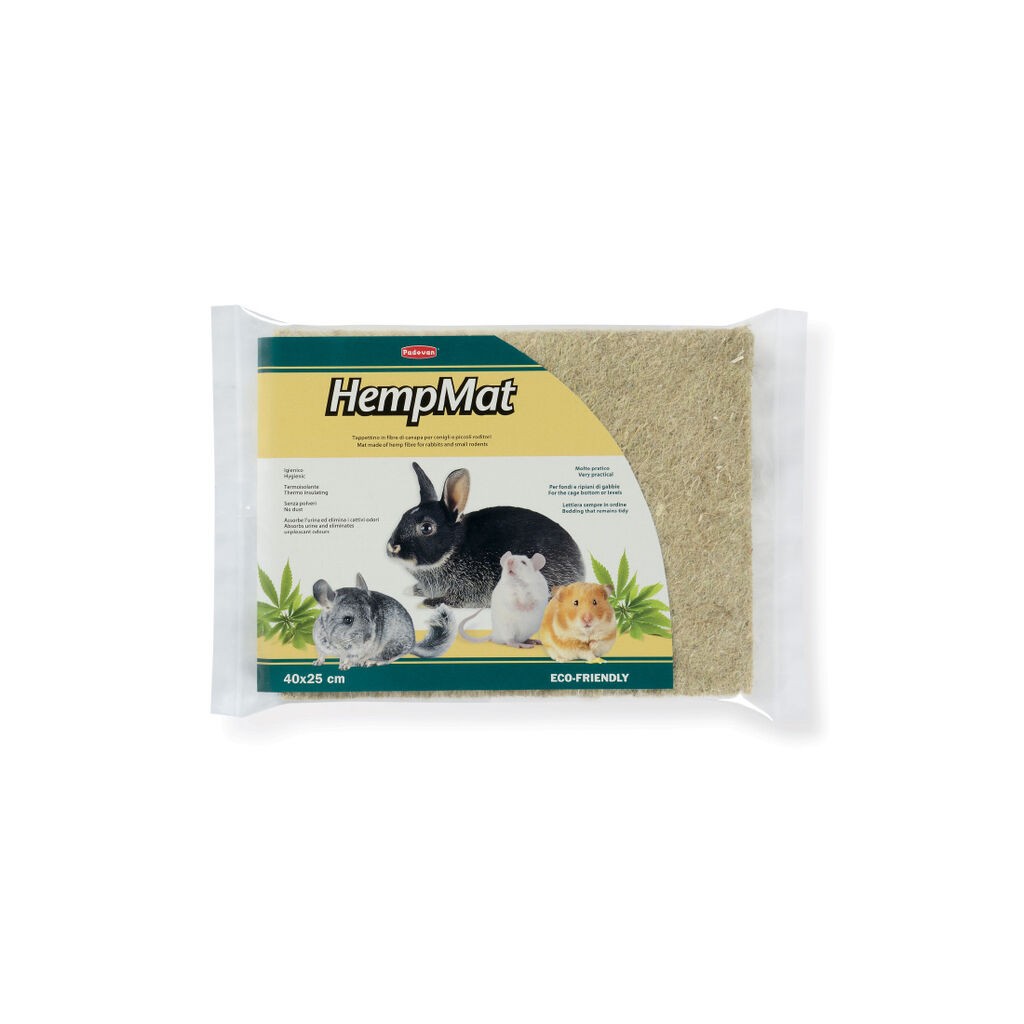Padovan Podloga za glodare Hemp Mat PP00566, Mala, 40x25 cm