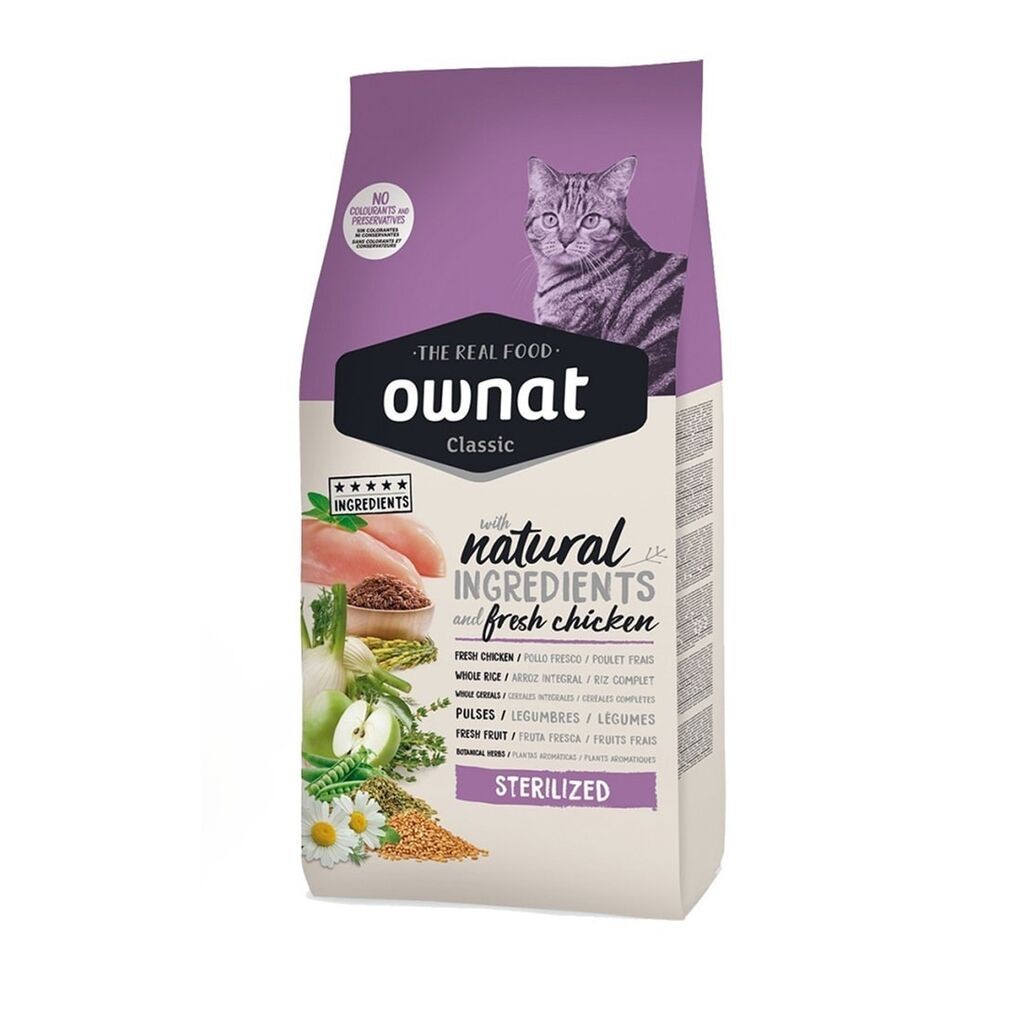 Ownat Hrana za sterilizirane mačke Classic Sterilised, 15 kg