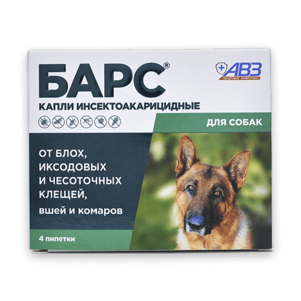 Bars Zaštita za pse do 10 kg - 4 pipete spot on