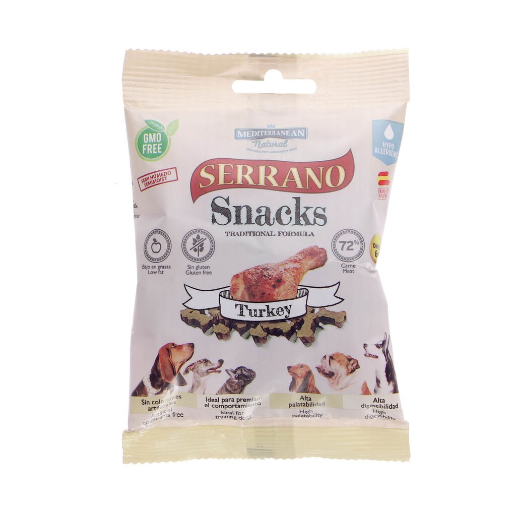 Mediterranean Natural Poslastica za pse ćurka Serano Snacks Turkey, 85 gr
