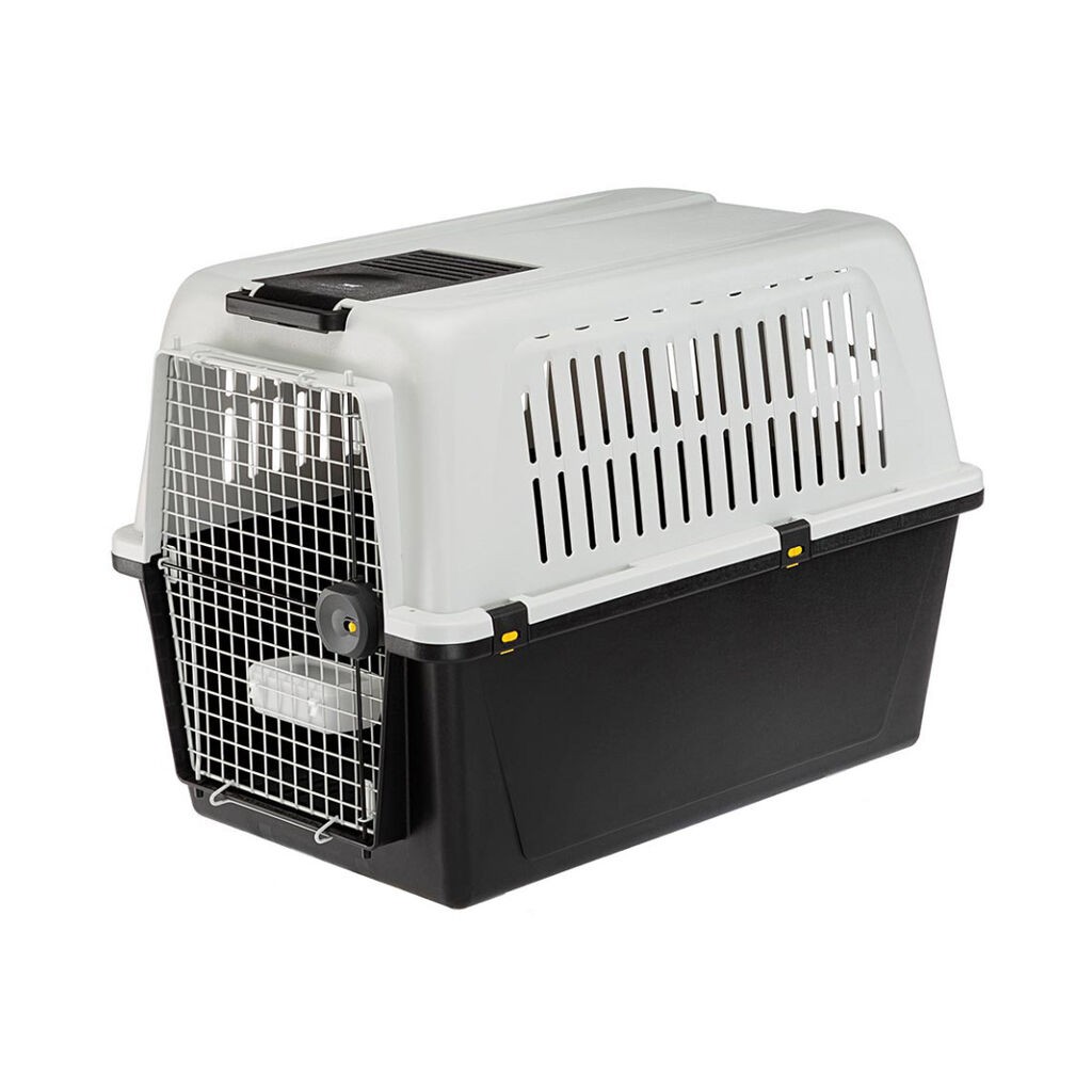 Ferplast Profesionalni transporter za pse Atlas 60, 61x91x68 cm, Sivo-crni