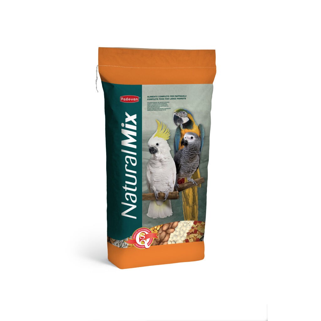 Padovan Hrana za ptice Naturalmix, za velike papagaje, 18 kg