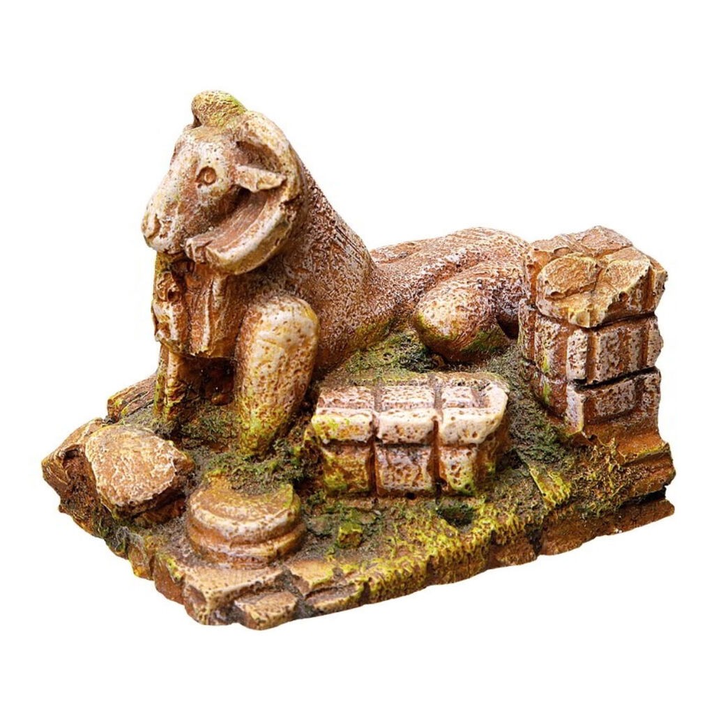 Nobby Dekoracija za akvarijum potonula statua ovna, 9.3x6.5x7.3 cm