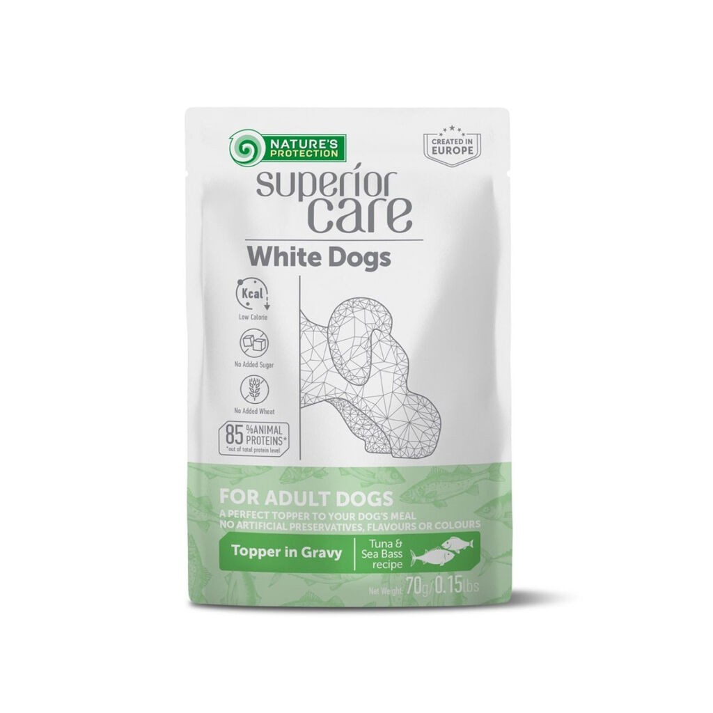 Nature&apos Suha Hrana za bijele pse u umaku 70 gr