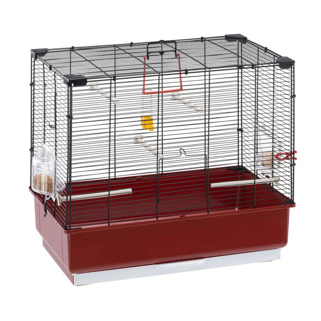 Ferplast Kavez za ptice Rekord 4, Crveni