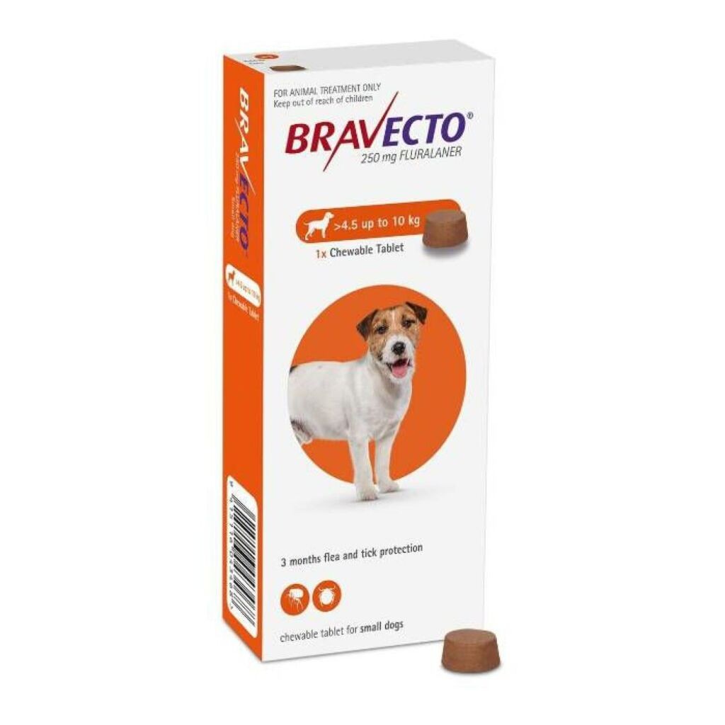 Bravecto Zaštita za pse težine 4.5-10kg - 1 tableta za žvakanje