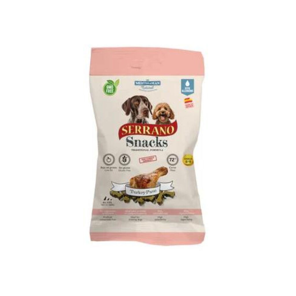 Mediterranean Natural Poslastica za pse ćurka Serano Snacks Turkey, 100 gr