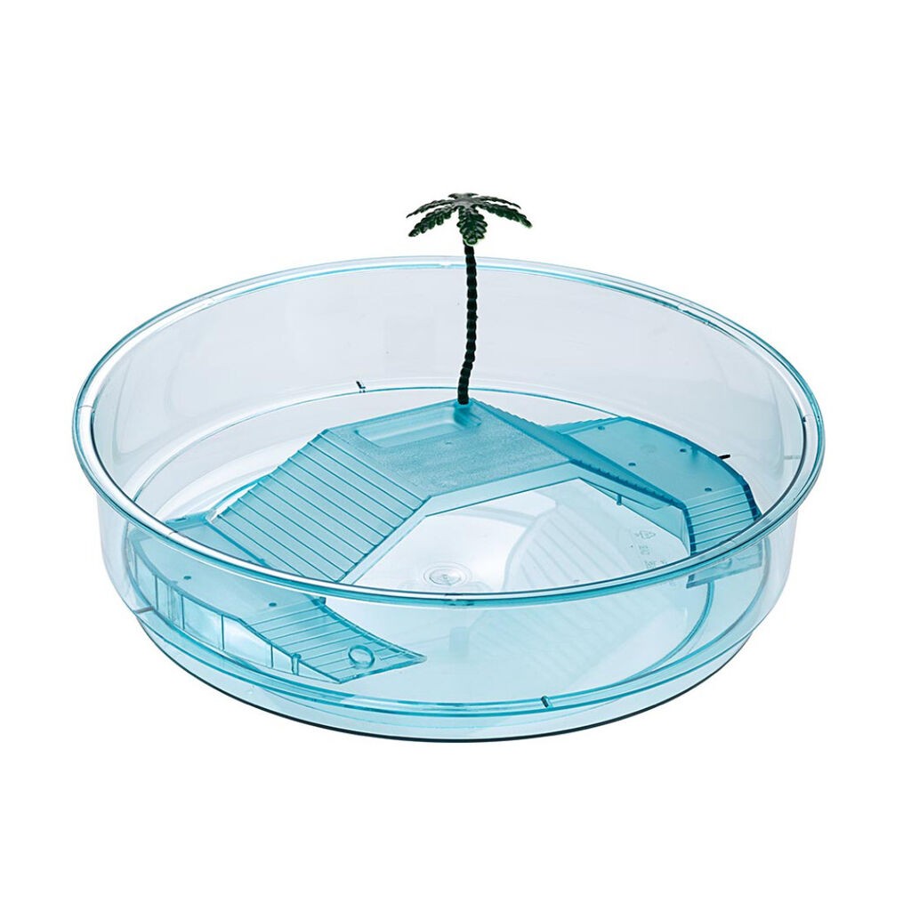 Ferplast Terarijum za kornjače Oasi, 34.5x9.5 cm, Plavi