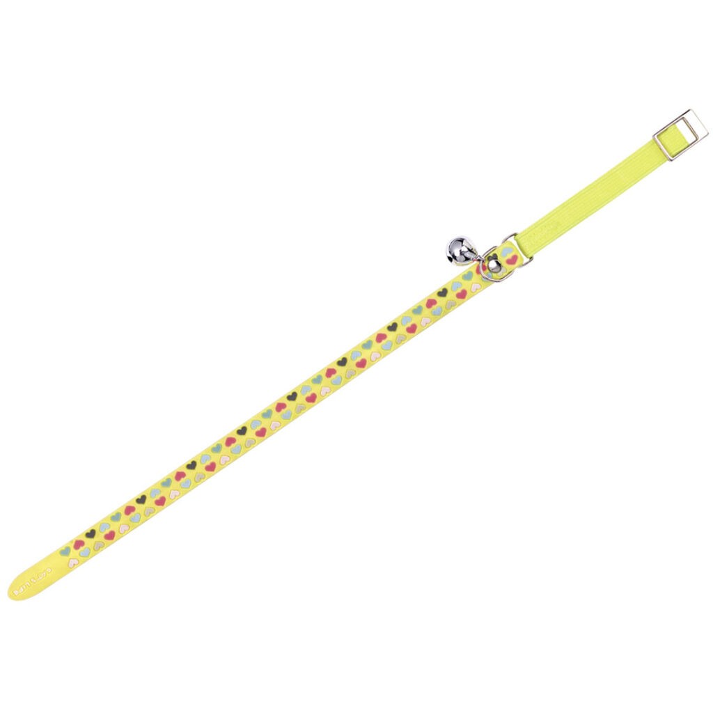 Nobby Ogrlica za mačke Heart, Žuta