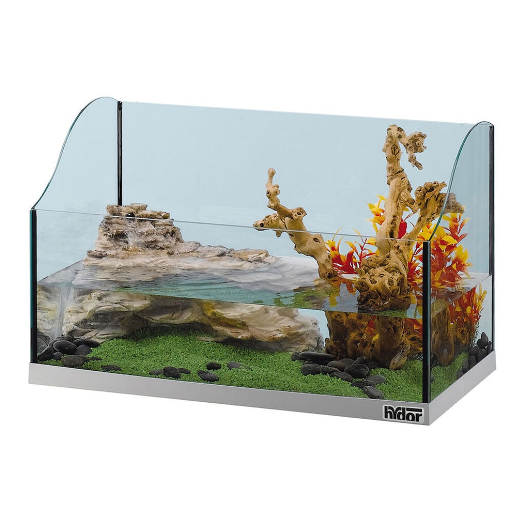 Ferplast Terarijum za reptile Jamaica 60, 60x31.5x37 cm, Sivi