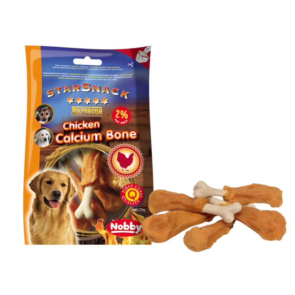 Nobby Pileća poslastica za pse Starsnack Chicken Calcium Bone, 70 gr