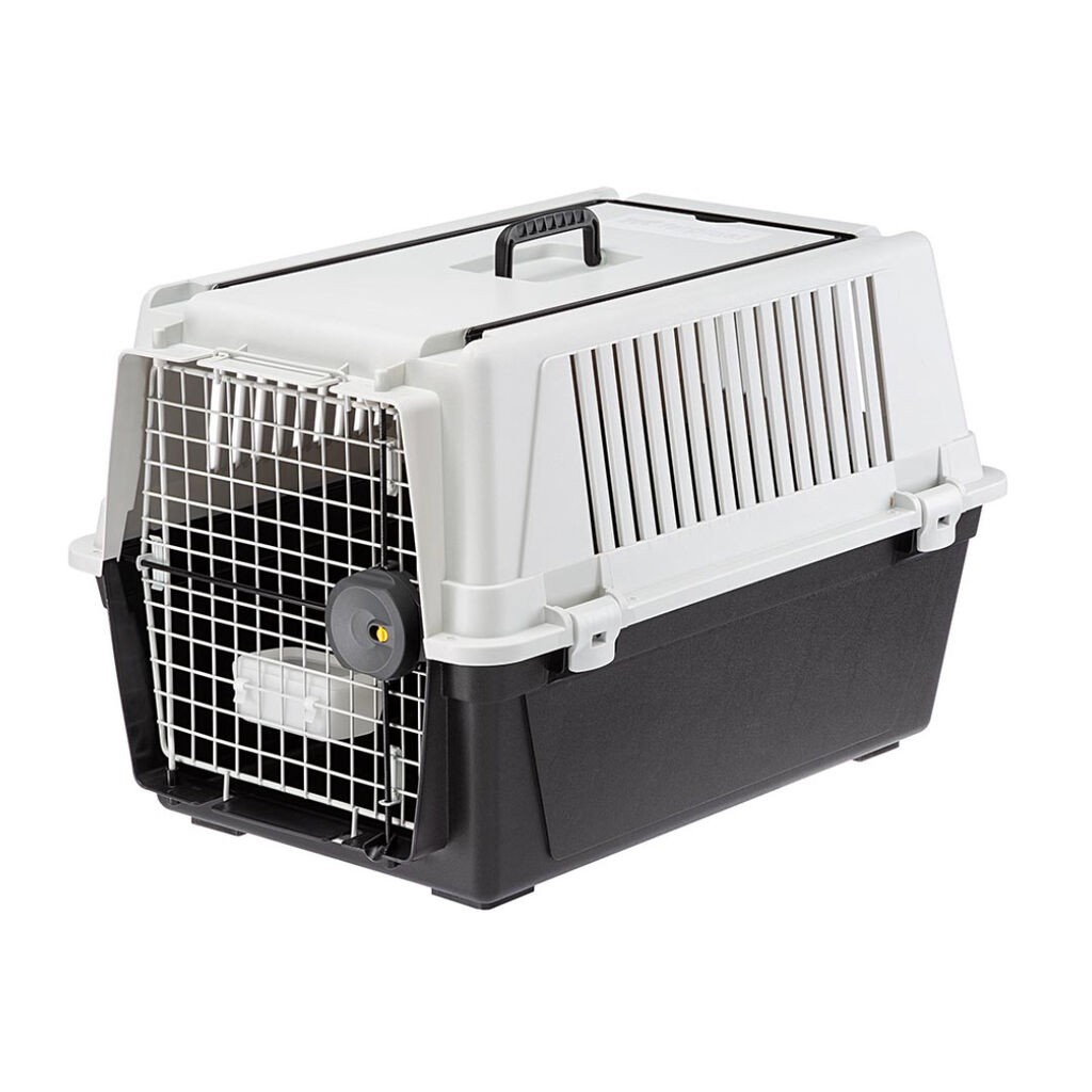 Ferplast Transporter za pse Atlas 40, 49x68x45.5 cm, Bijelo-sivi