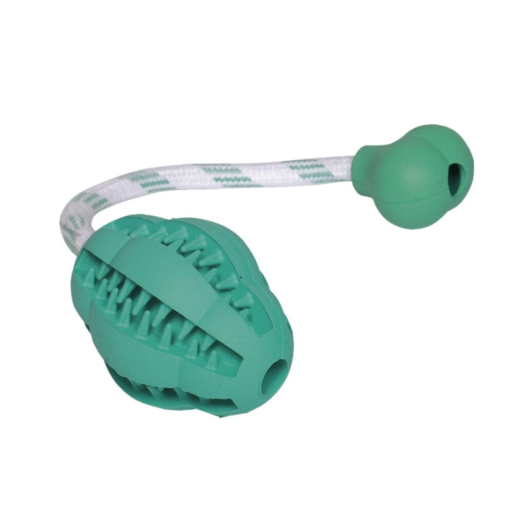 Nobby Igračka za pse Rubber Dental Line Jump, 8 cm, Plava