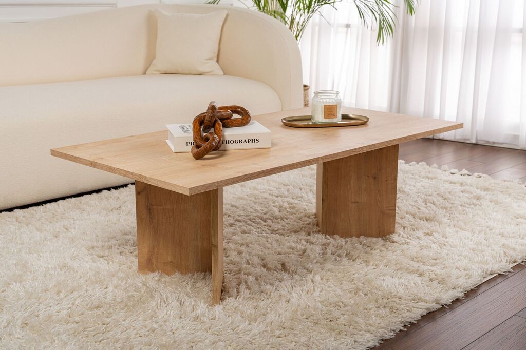 Hanah Home Klub sto Sabin, 119x40x60 cm, Boje hrasta