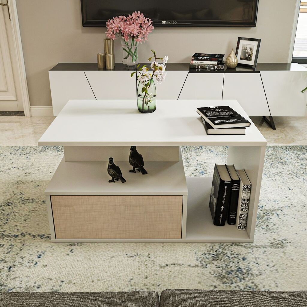 Hanah Home Club sto Mana, 90x48.6x60 cm, Bijela